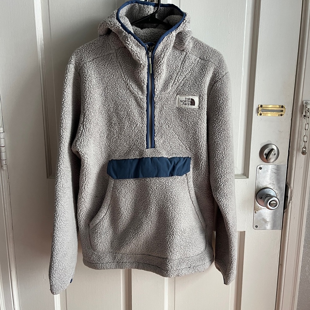 The North Face fleece quarter zip hoodie
